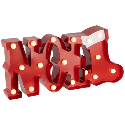 Northlight Lighted "Noel" Christmas Decoration - 16" 5 Northlight Lighted "Noel" Christmas Decoration - 16" - Image 3