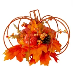 Northlight 12" Autumn Harvest Maple Leaf And Berry Pumpkin Tabletop Centerpiece 7 Northlight 12" Autumn Harvest Maple Leaf And Berry Pumpkin Tabletop Centerpiece -Home decor GUEST b98b403a e8f2 4c56 ac9f eef5e9c38736