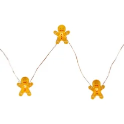 Northlight 20-Count LED Mini Gingerbread Men Christmas Fairy Lights, 6.5 Ft Silver Wire 9 Northlight 20-Count LED Mini Gingerbread Men Christmas Fairy Lights, 6.5 Ft Silver Wire -Home decor GUEST b9afe90c 8da7 4d1f a680 af1f66d4e2f3