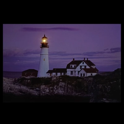 Northlight LED Lighted Coastal Lighthouse Home With Sunset Canvas Wall Art 15.75" X 23.5" 3 Northlight LED Lighted Coastal Lighthouse Home With Sunset Canvas Wall Art 15.75" X 23.5"