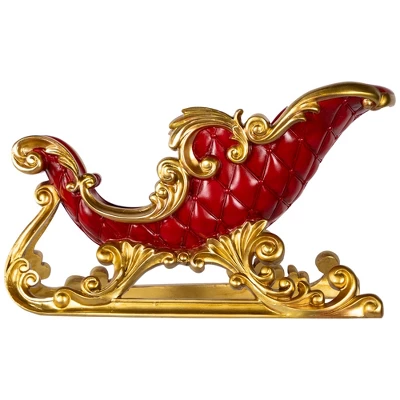 Northlight Santa's Sleigh Christmas Decoration - 19" 5 Northlight Santa's Sleigh Christmas Decoration - 19" - Image 3