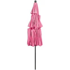Northlight 9.75ft Outdoor Patio Market Umbrella With Hand Crank And Tilt, Pink 9 Northlight 9.75ft Outdoor Patio Market Umbrella With Hand Crank And Tilt, Pink -Home decor GUEST bbde8a49 3bba 45b0 9e54 9ae9c9d707a4