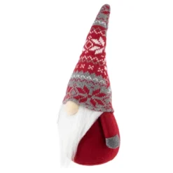Northlight 12" Red And Gray Standing Gnome With Nordic Hat Christmas Decoration 12 Northlight 12" Red And Gray Standing Gnome With Nordic Hat Christmas Decoration -Home decor GUEST bcf935db aff3 4b33 909e 5960ee77a047