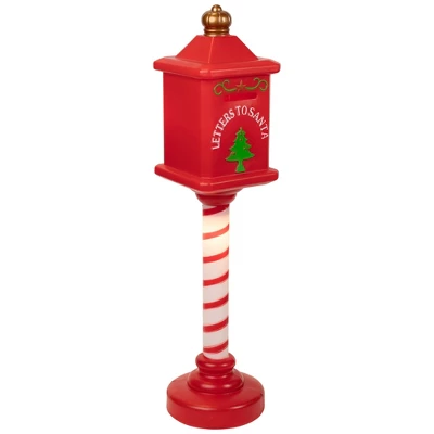 Northlight Lighted Letters To Santa Mail Box Blow Mold Outdoor Christmas Decoration - 40.5" 6 Northlight Lighted Letters To Santa Mail Box Blow Mold Outdoor Christmas Decoration - 40.5" - Image 4