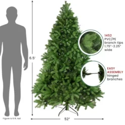 Northlight Real Touch™️ Full Noble Fir Artificial Christmas Tree - Unlit - 6.5' -Home decor GUEST be63e8b4 a953 4cda 908b f196f802a075