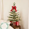 Northlight Alpine Coral Artificial Christmas Tree With Metal Base - 3' - Clear Lights 1 Northlight Alpine Coral Artificial Christmas Tree With Metal Base - 3' - Clear Lights -Home decor GUEST c1585a43 6dae 43bc b16c 107d5f71db17