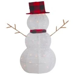 Northlight Lighted Tinsel Snowmen Family Christmas Yard Decorations - Clear Lights - Set Of 2 14 Northlight Lighted Tinsel Snowmen Family Christmas Yard Decorations - Clear Lights - Set Of 2 -Home decor GUEST c170f176 f5a5 44c4 b246 3465cb6e8a57