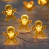 Northlight 20-Count LED Mini Gingerbread Men Christmas Fairy Lights, 6.5 Ft Silver Wire -Home decor GUEST c32e2d96 1140 485a bfcc 7332a24509a1