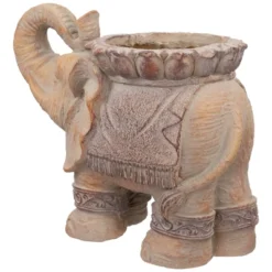 Northlight Elephant Outdoor Garden Planter - 13.75" -Home decor GUEST c35e23bc 8ef2 43fd 85fb ae64c3dbcf0f