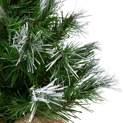 Northlight Whitecap Pine Artificial Mini Christmas Tree - 14" - Unlit 7 Northlight Whitecap Pine Artificial Mini Christmas Tree - 14" - Unlit - Image 5