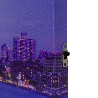 Northlight LED Lighted Famous New York City Brooklyn Bridge Canvas Wall Art 15.75" X 23.5" 7 Northlight LED Lighted Famous New York City Brooklyn Bridge Canvas Wall Art 15.75" X 23.5" - Image 5