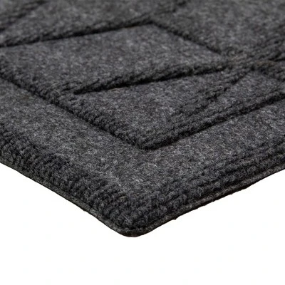 Northlight Gray Diamond Patterned Rectangular Coir Doormat 18" X 30" 6 Northlight Gray Diamond Patterned Rectangular Coir Doormat 18" X 30" - Image 4