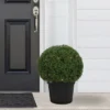 Northlight 20" Pre-Lit Artificial Boxwood Ball Topiary In Round Pot, Clear Lights 2 Northlight 20" Pre-Lit Artificial Boxwood Ball Topiary In Round Pot, Clear Lights -Home decor GUEST c684f4b9 057a 4370 a8b1 1f11dbb0d0c0