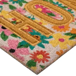 Northlight Pink And Orange Floral "Home" Outdoor Natural Coir Doormat 18" X 30" 11 Northlight Pink And Orange Floral "Home" Outdoor Natural Coir Doormat 18" X 30" -Home decor GUEST c7ac6a27 dad1 4e13 81e8 9484b0fa387c