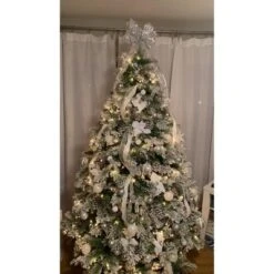 Northlight Medium Flocked Angel Pine Artificial Christmas Tree - 6' - Unlit -Home decor GUEST c7af2fe0 3579 42d3 b7de 43bcf494ac43
