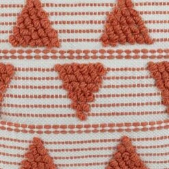 Northlight 20" Orange And Cream Handloom Woven Outdoor Square Throw Pillow 9 Northlight 20" Orange And Cream Handloom Woven Outdoor Square Throw Pillow -Home decor GUEST c848a85e afb0 47ba 80e0 654abd33670d