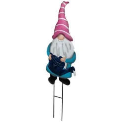 Northlight Gardening Gnome Spring Yard Sign Garden Stake - 21.25" - Blue 9 Northlight Gardening Gnome Spring Yard Sign Garden Stake - 21.25" - Blue -Home decor GUEST c8a53142 e0af 4506 84e2 3cd7e4407412