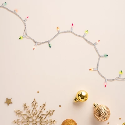 Northlight Mini Pastel Christmas Light Set - Multi-Color - 7' White Wire - 35ct 4 Northlight Mini Pastel Christmas Light Set - Multi-Color - 7' White Wire - 35ct - Image 2