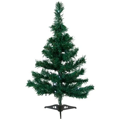 Northlight LED Lighted Christmas Tree Outdoor Pathway Markers - 24" - Set Of 3 4 Northlight LED Lighted Christmas Tree Outdoor Pathway Markers - 24" - Set Of 3 - Image 2