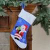 Northlight Embroidered Santa Claus With Gift Christmas Stocking - 15" -Home decor GUEST cac5d5cd 506e 4f6c beac 60990f5df8da