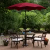 Northlight 8.85ft Outdoor Patio Lotus Umbrella With Hand Crank, Burgundy 1 Northlight 8.85ft Outdoor Patio Lotus Umbrella With Hand Crank, Burgundy -Home decor GUEST cb5b6256 24b0 4d82 b8e4 8236b645a554