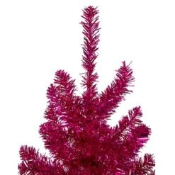 Northlight 6' Metallic Pink Tinsel Artificial Christmas Tree - Unlit -Home decor GUEST cc405822 6ee5 4129 ae29 414ebf04c4fb