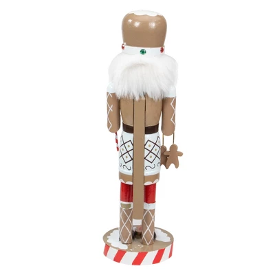 Northlight 14" Beige And Red Gingerbread Chef Christmas Nutcracker 6 Northlight 14" Beige And Red Gingerbread Chef Christmas Nutcracker - Image 4