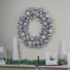 Northlight Silver 3-Finish Shatterproof Ball Ornament Christmas Wreath, 36-Inch 1 Northlight Silver 3-Finish Shatterproof Ball Ornament Christmas Wreath, 36-Inch -Home decor GUEST cccbe9fa 3b26 42f2 964d 35fca53bbe99