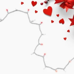 Northlight LED Mini Christmas Lights - Red And Pure White - 16.25' White Wire - 50ct -Home decor GUEST cdba6580 6c4f 4c0a a7af b7d455cfd171