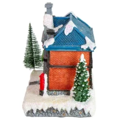 Northlight LED Lighted Post Office Christmas Village Decoration - 7" -Home decor GUEST ce4320ad 3156 4f7d 87b5 42179f9a5222