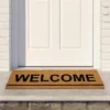 Northlight Natural Coir Outdoor Rectangular "Welcome" Doormat 16" X 48" -Home decor GUEST ce66ded2 0fb6 4334 a2e9 4fd9fcbd363d