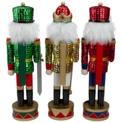 Northlight Set Of 3 Red Sequin Jacket Wooden Christmas Nutcrackers 14.25" 7 Northlight Set Of 3 Red Sequin Jacket Wooden Christmas Nutcrackers 14.25" -Home decor GUEST cf821455 cab3 4b23 9b29 0001f84566a0