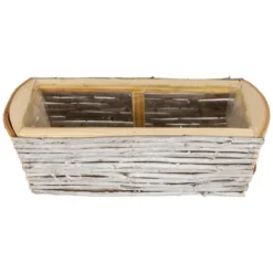 Northlight Wooden Log And Twig Flower Box Planters - 11.75" - Set Of 2 13 Northlight Wooden Log And Twig Flower Box Planters - 11.75" - Set Of 2 -Home decor GUEST cfa4209b 0266 4290 b22c ac5d4abc2cea