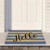 Northlight Natural Coir "Hello" Outdoor Rectangular Doormat 18" X 30"