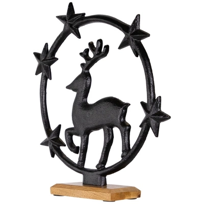 Northlight Star Bright Metal Reindeer Christmas Decoration - 12" 4 Northlight Star Bright Metal Reindeer Christmas Decoration - 12" - Image 2