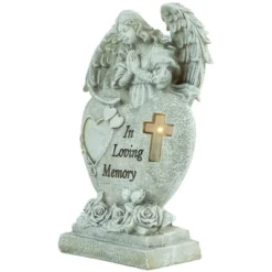 Northlight 10" Solar LED Lighted Praying Angel "In Loving Memory" Outdoor Garden Statue 8 Northlight 10" Solar LED Lighted Praying Angel "In Loving Memory" Outdoor Garden Statue -Home decor GUEST d0b1f747 7e36 4096 a01c 27cc081d0a8e
