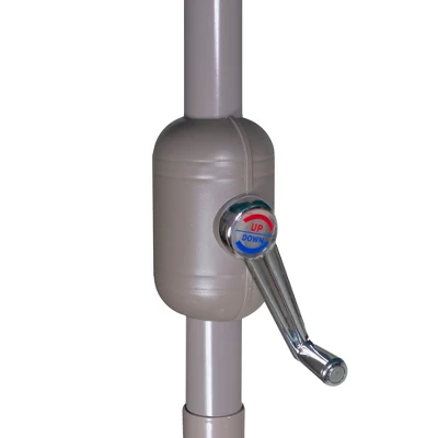 Northlight 6.5' Octagon Outdoor Patio Market Umbrella With Hand Crank - Hunter Green 6 Northlight 6.5' Octagon Outdoor Patio Market Umbrella With Hand Crank - Hunter Green - Image 4