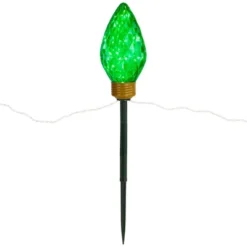 Northlight LED Lighted C9 Style Christmas Pathway Lawn Stakes - 3 Ft - Multi - 3-Count -Home decor GUEST d5c4bad8 f223 4b45 b0f4 f4c1058d92d8