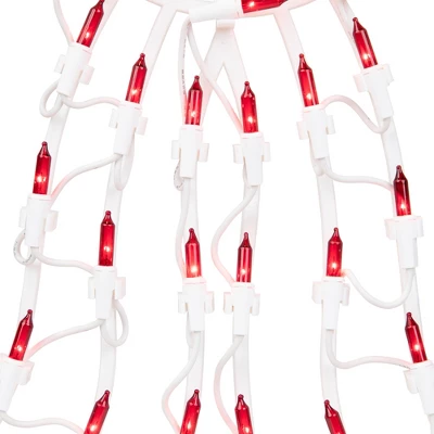 Northlight Lighted Bow Christmas Window Silhouette Decoration - 14" - Red 7 Northlight Lighted Bow Christmas Window Silhouette Decoration - 14" - Red - Image 5