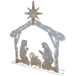 Northlight LED Lighted Holy Family Nativity Scene Outdoor Christmas Decoration - 44" - Warm White 9 Northlight LED Lighted Holy Family Nativity Scene Outdoor Christmas Decoration - 44" - Warm White -Home decor GUEST d6fa19ea 9190 4f82 b15a 72d8d12923ae