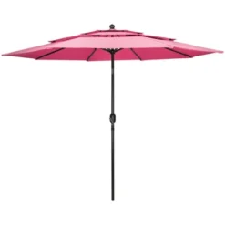 Northlight 9.75ft Outdoor Patio Market Umbrella With Hand Crank And Tilt, Pink 11 Northlight 9.75ft Outdoor Patio Market Umbrella With Hand Crank And Tilt, Pink -Home decor GUEST d7079e1e 6cfd 4e88 9fdb 7f3dfc46df0f