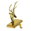 Northlight Shiny Metal Deer Head Christmas Stocking Holder - 8" - Gold Finish -Home decor GUEST d824aca2 c00a 4e1f bc7c d0cab526cae6