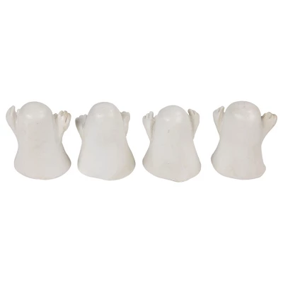 Northlight Set Of 12 Mini Ghost Decorations 1.5" 6 Northlight Set Of 12 Mini Ghost Decorations 1.5" - Image 4