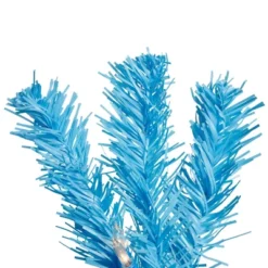 Northlight Pre-Lit Medium Artificial Pine Christmas Tree - 4' - Sky Blue - Clear Lights -Home decor GUEST d9051338 9931 43e9 bb4b 6e030bddf31c