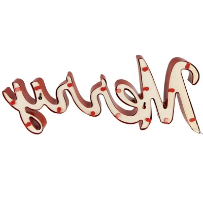 Northlight Lighted "Merry" Christmas Decoration - 20.5" 8 Northlight Lighted "Merry" Christmas Decoration - 20.5" - Image 6