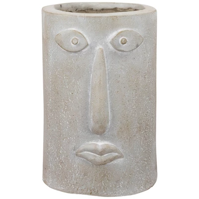 Northlight Large Abstract Face Ceramic Outdoor Garden Planter - 12.25" 5 Northlight Large Abstract Face Ceramic Outdoor Garden Planter - 12.25" - Image 3