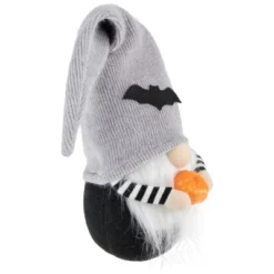 Northlight 9.5" Black And Gray Standing Gnome With Pumpkin Halloween Decoration -Home decor GUEST db5c4dfe 58f4 43b1 8d79 201dd5840e5f
