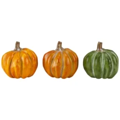 Northlight Set Of 6 Boxed Orange And Green Pumpkin Thanksgiving Decorations -Home decor GUEST db96b784 a60f 4411 a004 51af0ffca6c6