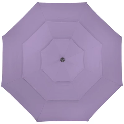 Northlight 9.75ft Outdoor Patio Market Umbrella With Hand Crank And Tilt, Purple 3 Northlight 9.75ft Outdoor Patio Market Umbrella With Hand Crank And Tilt, Purple