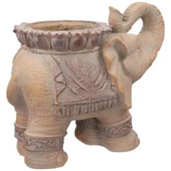 Northlight Elephant Outdoor Garden Planter - 13.75" -Home decor GUEST dec79658 5a2f 4ee8 892b ad00e24089ae